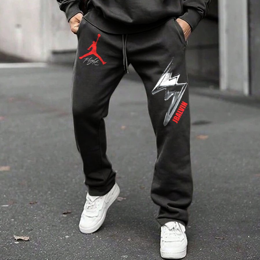 

Unisex Jumpman Rapper Collaboration Printed Casual Sweatpants