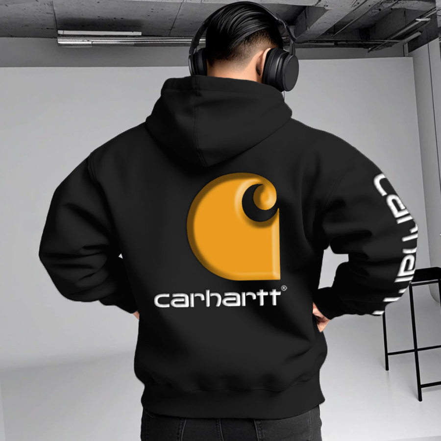 

Carhartt Unisex Vintage Print Casual Oversized Hoodie