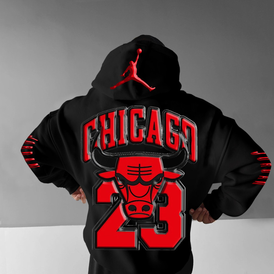 

Unisex Basketball Game Stars Sports Fitness Printed Casual Autumn And Winter Oversized Hoodies