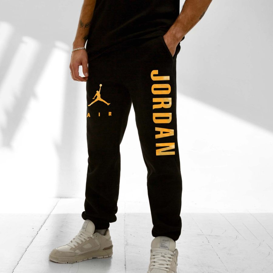 

Men's Vintage Basketball Print Casual Outdoor Sweatpants