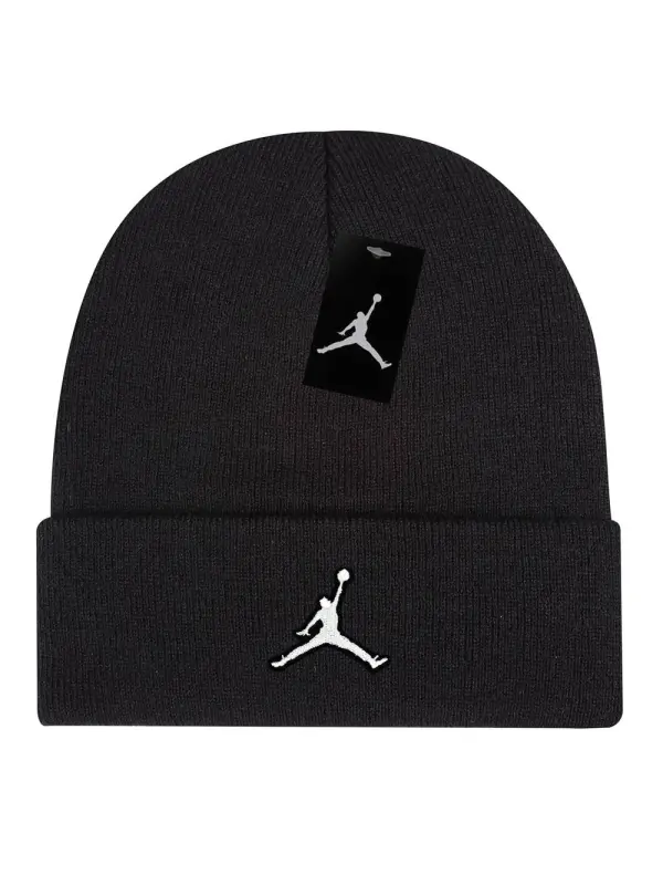 Unisex Outdoor Basketball Embroidery Sports Warm Knitted Hat - Aptkoi.com 