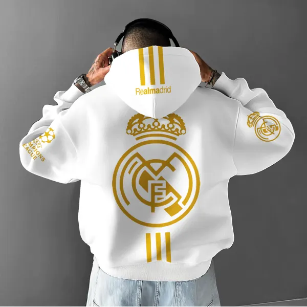 Unisex Football Casual Printed Hoodie - Ootdyouth.com 