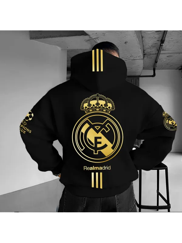 Unisex Football Printed Hoodie - Aptkoi.com 