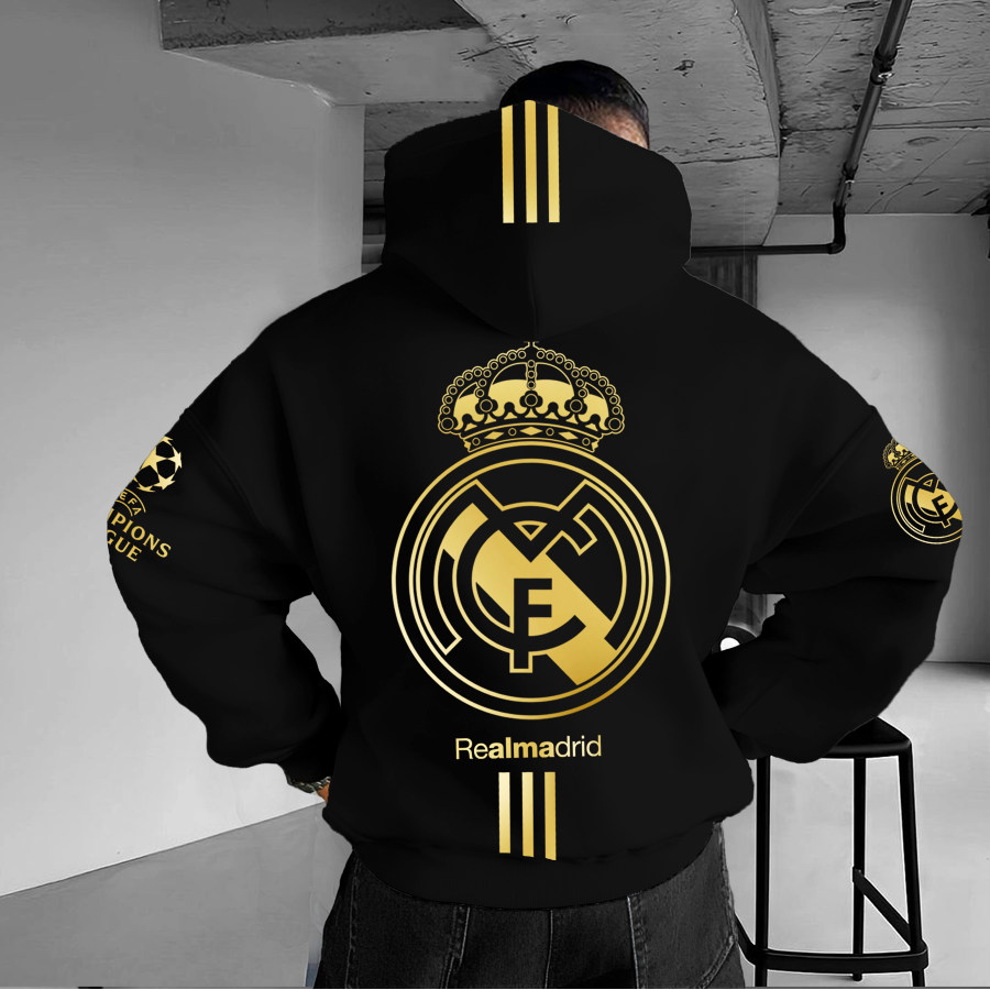 

Unisex Football Printed Real Madrid Hoodie