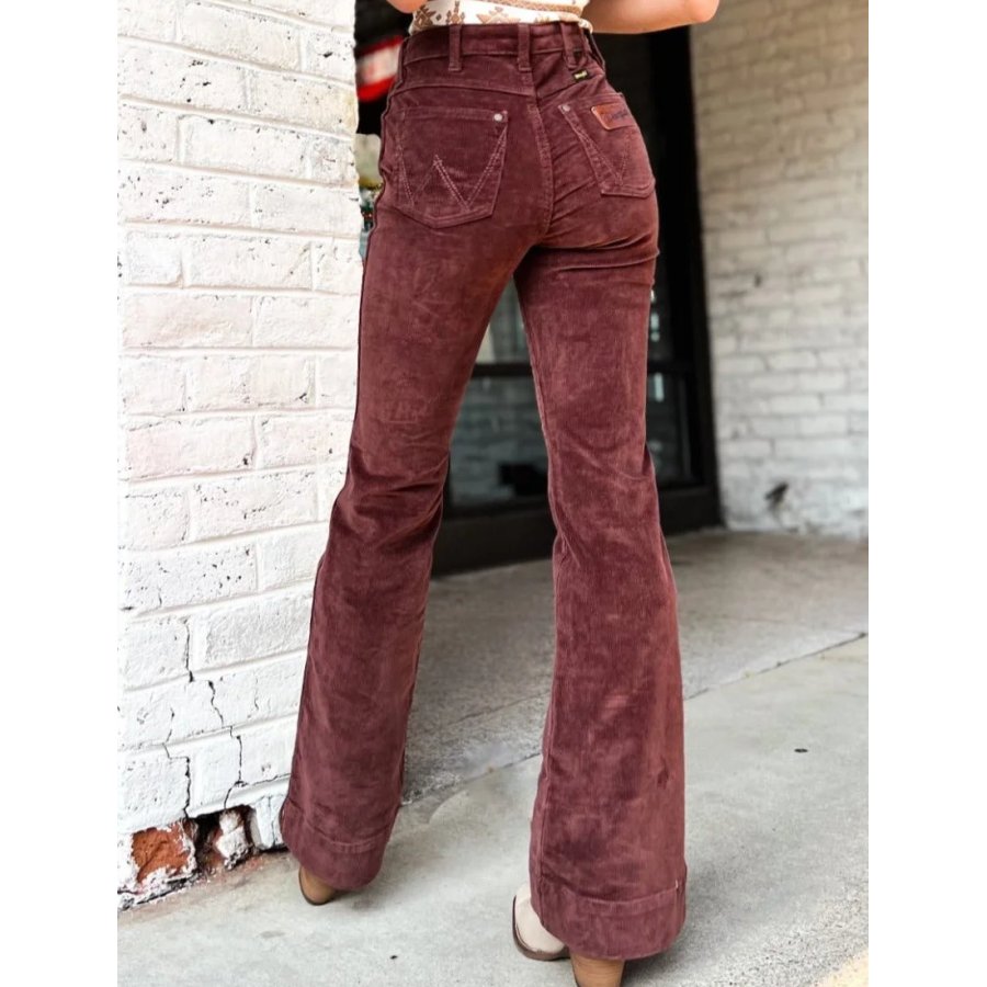 

Cowgirl Vintage Western Casual Pants Simple Cut Jeans