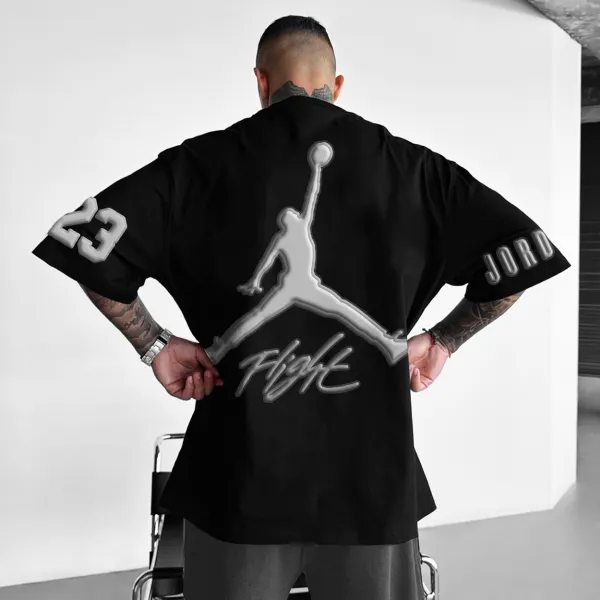 Unisex Oversized Basketball Jumpman T-Shirt - Zivinfo.com 