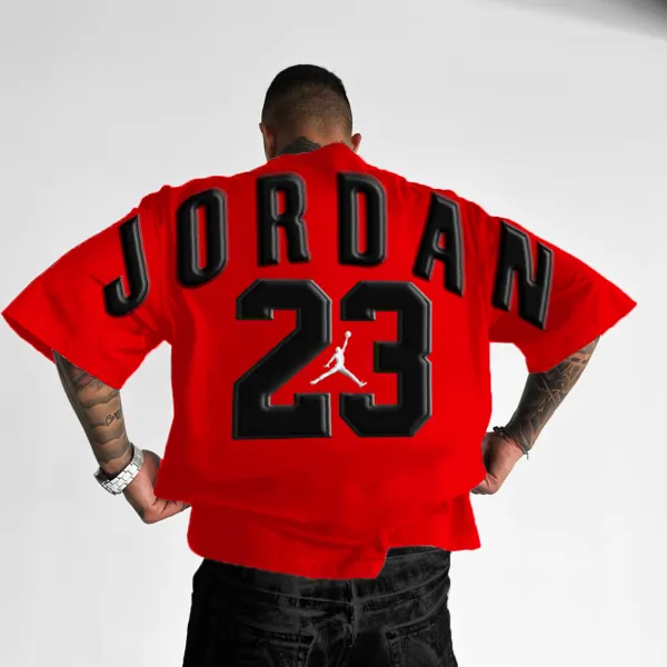 Unisex Oversized Jumpman Basketball T-Shirt - Menzfolk.com 