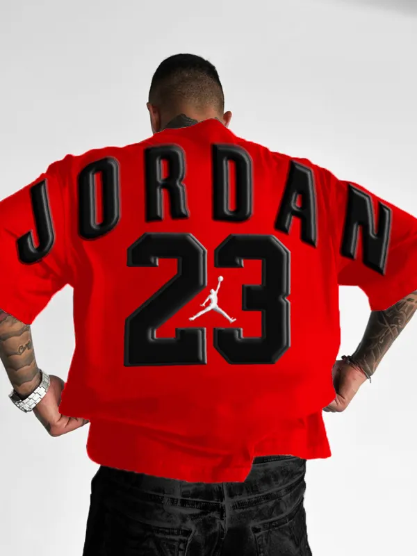 Unisex Oversized Jumpman Basketball T-Shirt - Pragmaace.com 