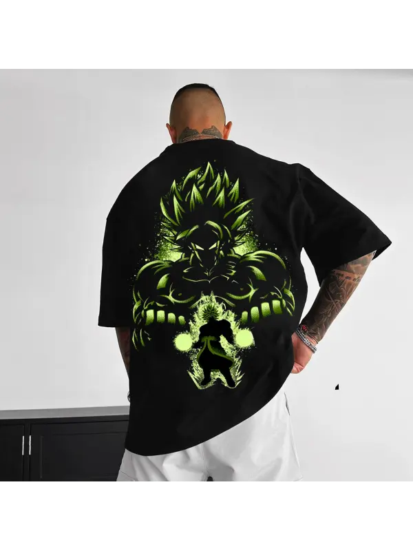 Unisex Broly Printed T-shirt - Aptkoi.com 