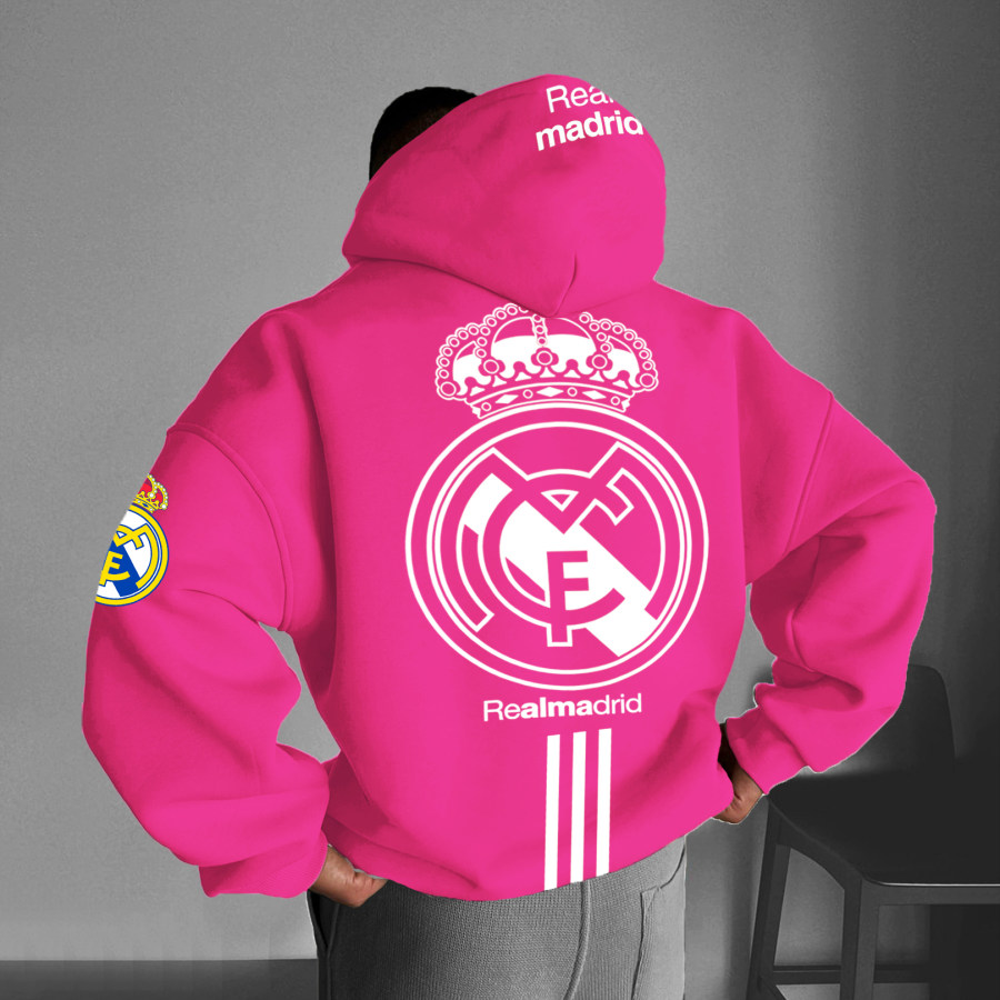 

Unisex Football Print Oversized Hoodie