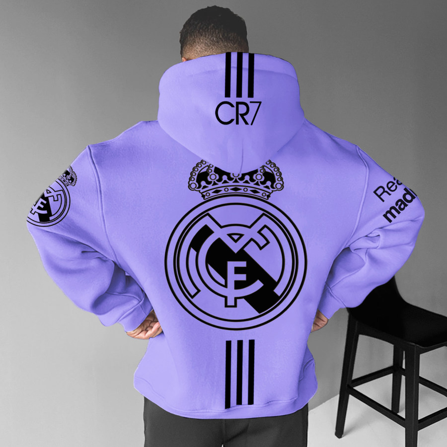 

Unisex Football Print Hoodie