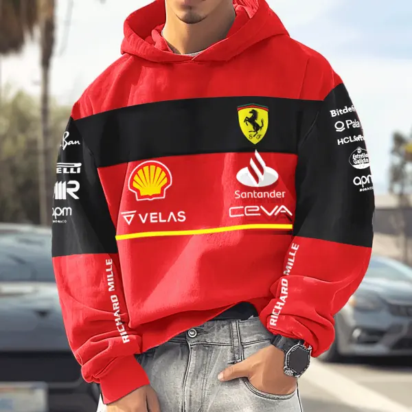 Unisex Vintage Print Racing Team Hoodie - Cotosen.chimpone.com 
