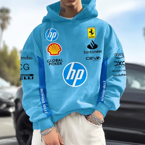 Unisex Vintage Racing Team Hoodie - Yesunshine.com 