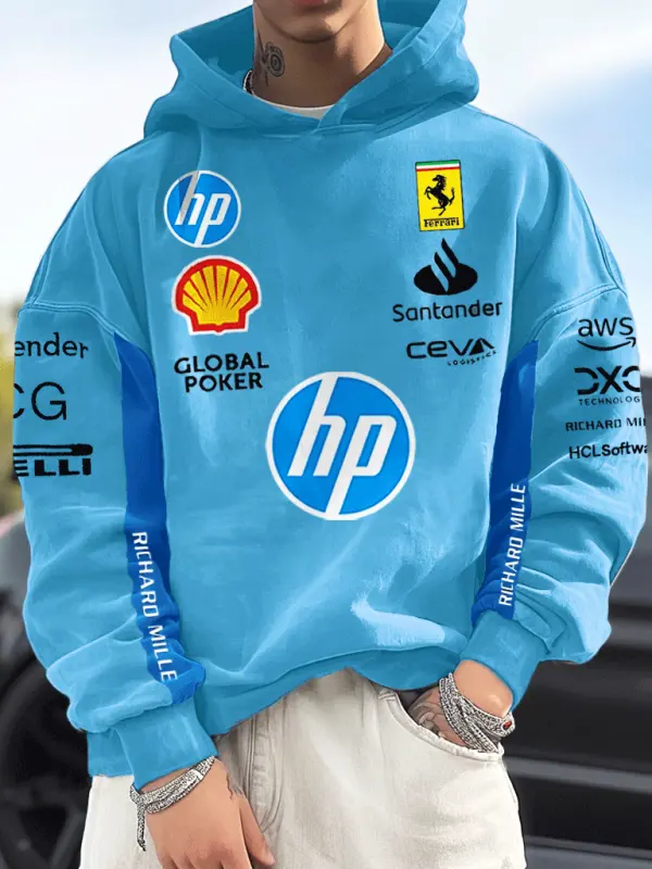 Unisex Vintage Racing Team Hoodie - Menbarn.com 