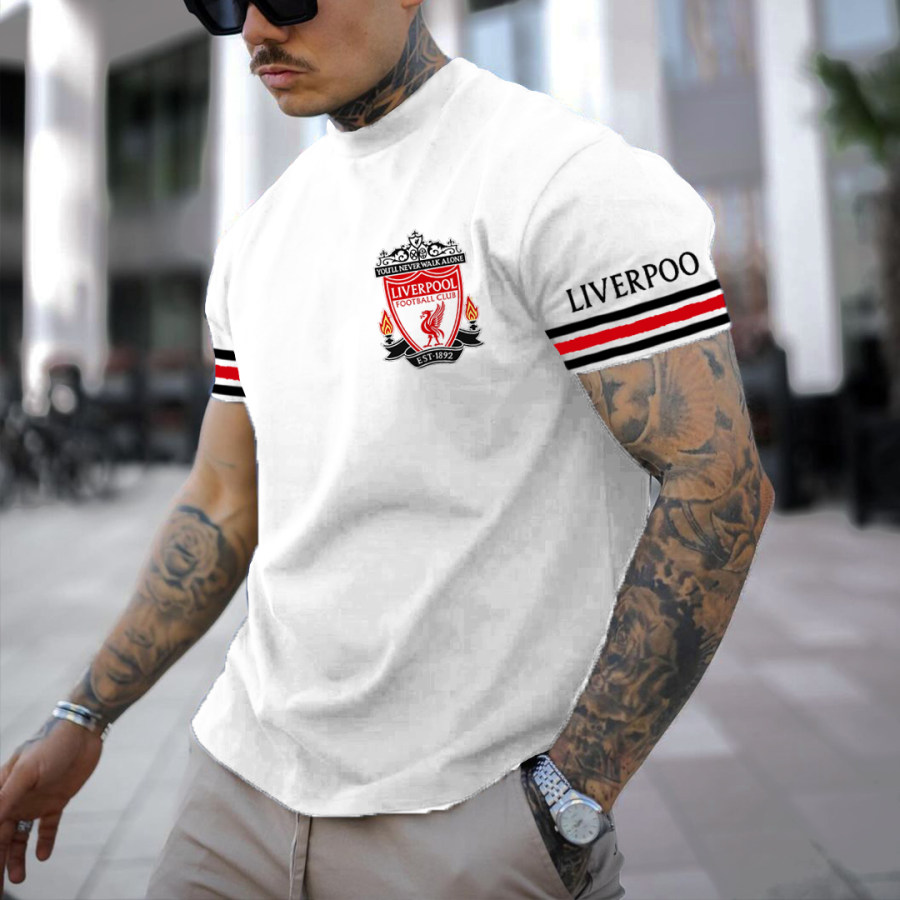 

Men's Football Team Casual Liverpool FC T-Shirt