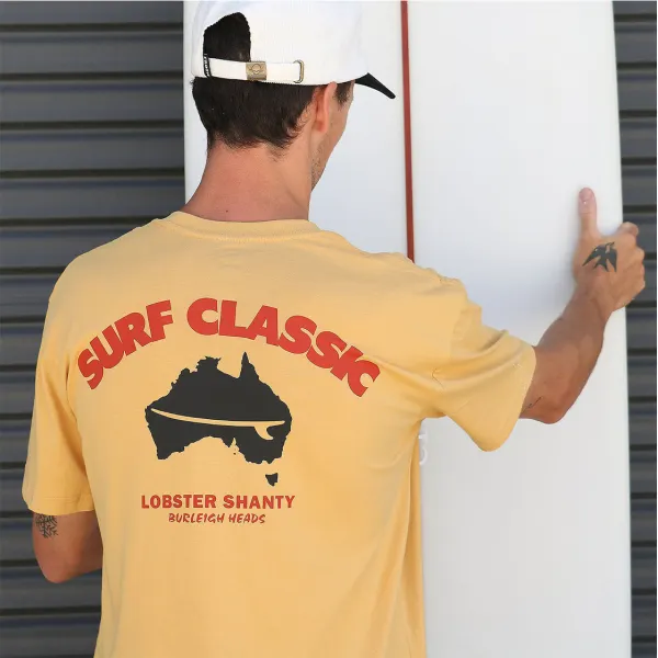 Men's Retro Surf Casual T-Shirt - Ootdyouth.com 