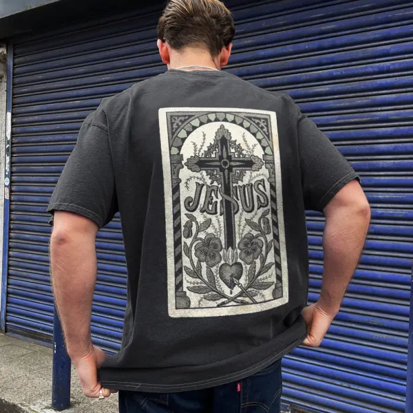 Unisex Printed Oversized T-Shirt - Wayrates.com 
