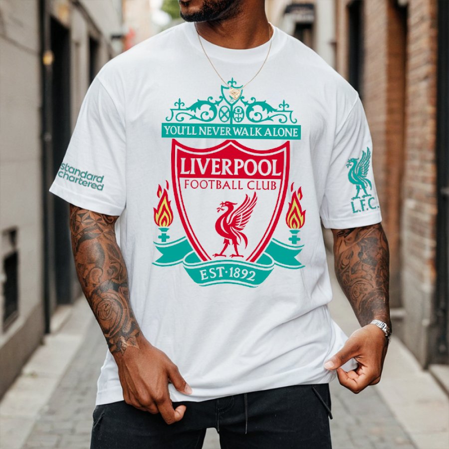 

Football Match Recreational Printed Sports T-shirt