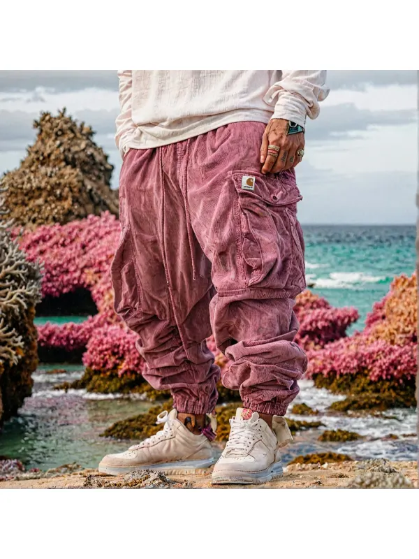 Outdoor Retro Casual Harem Pants - Aptkoi.com 