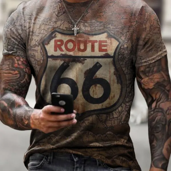 Map Leisure Route 66 T-shirt - Trisunshine.com 