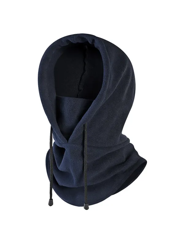 Men's Outdoor Fleece Warm Scarf Hat - Aptkoi.com 