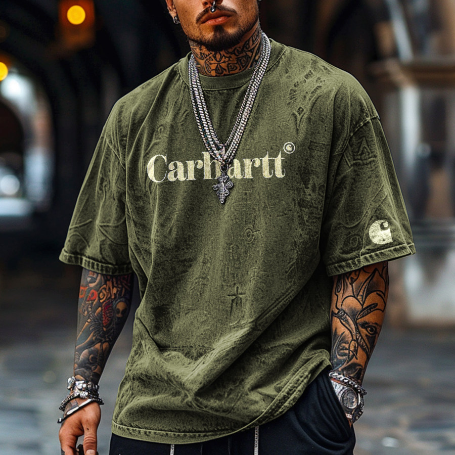 

Outdoor Brand Lettering Oversized T-shirt