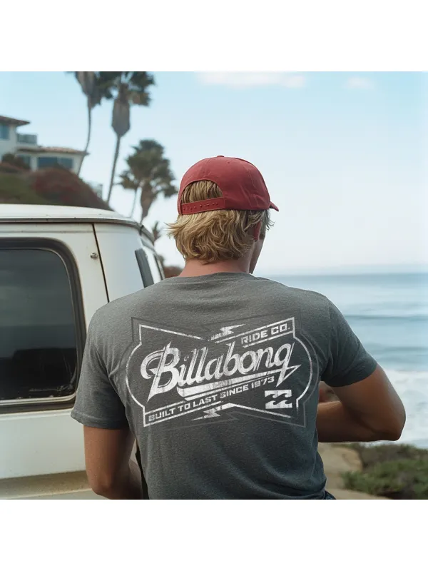 Unisex Beach Vacation Surf Casual Oversized Vintage T-Shirt - Localziv.com 