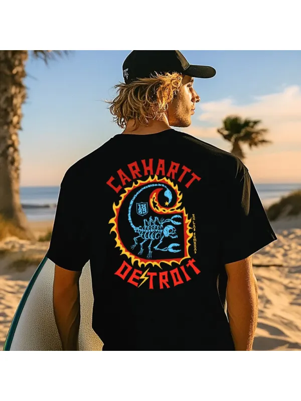 Unisex Beach Vacation Surf Casual Oversized Vintage T-Shirt - Shopyiyistories.com 