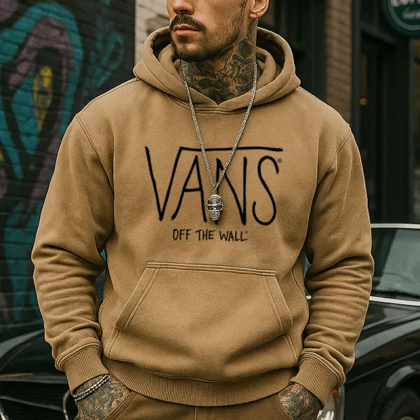 Hooded Sweatshirt With Iconic Logo Design For Men - Wayrates.com 