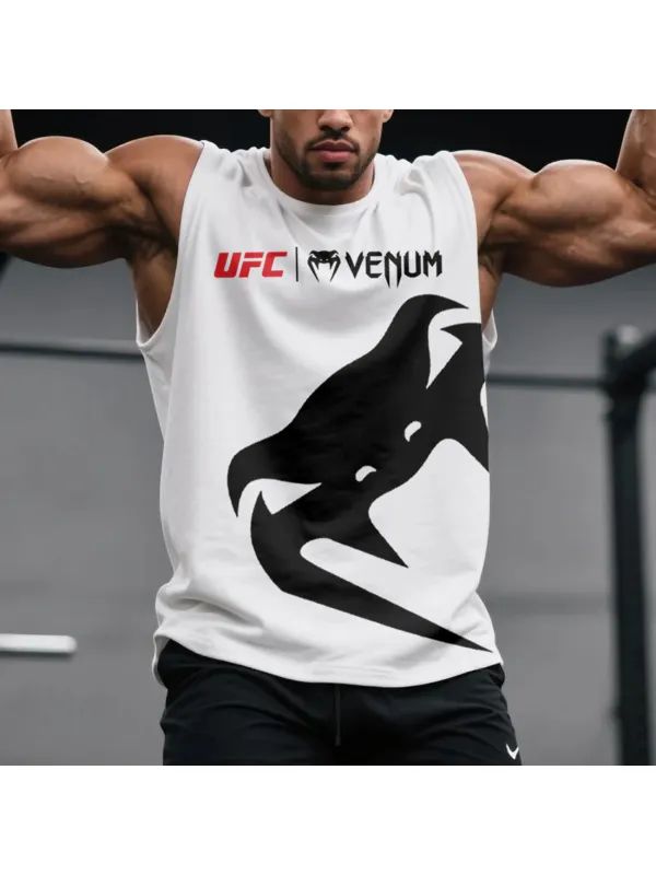 Large Size Loose Comfortable Breathable Sleeveless Top Fitness Sports Extreme Fighting Vest - Aptkoi.com 