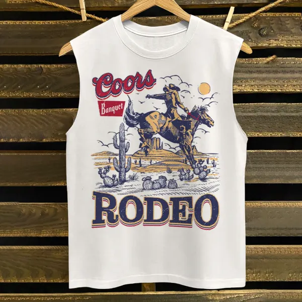 Western Rodeo Graphic Tank Top - Trissla.com 