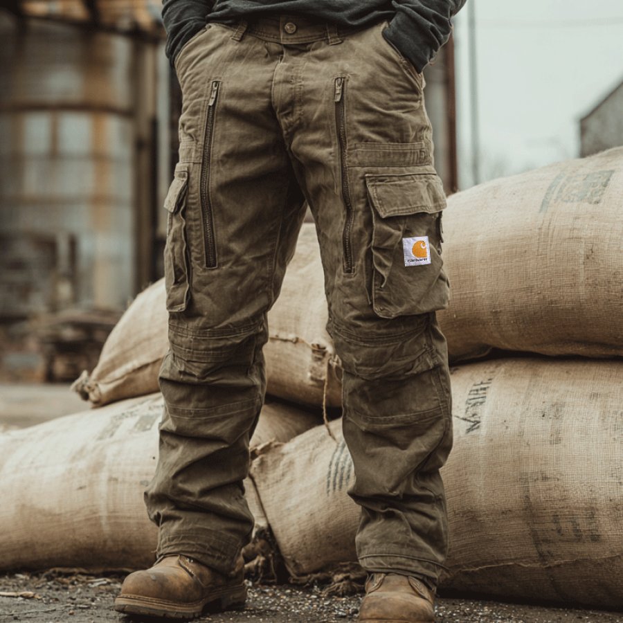 

Carhartt Cargo Pants With Multi-Pocket Design For Outdoor Work And Casual Wear