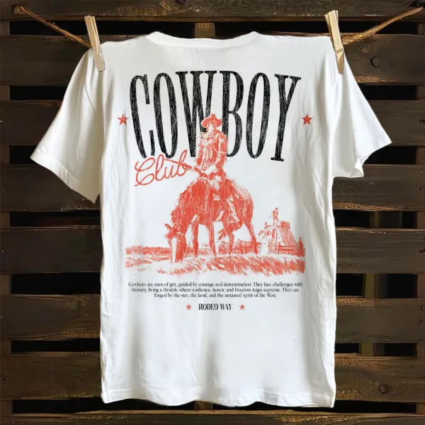 Cowboys Graphic Print T-shirt - Trissla.com 
