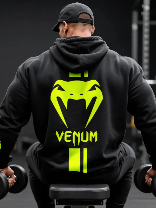 Large Size Loose Comfortable Breathable Hooded Sweatshirt Fitness Sports Extreme Fighting Sweatshirt - Pragmaace.com 
