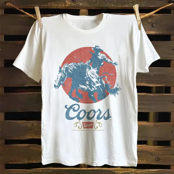 Western Cowboy Graphic T-shirt - Ootdyouth.com 
