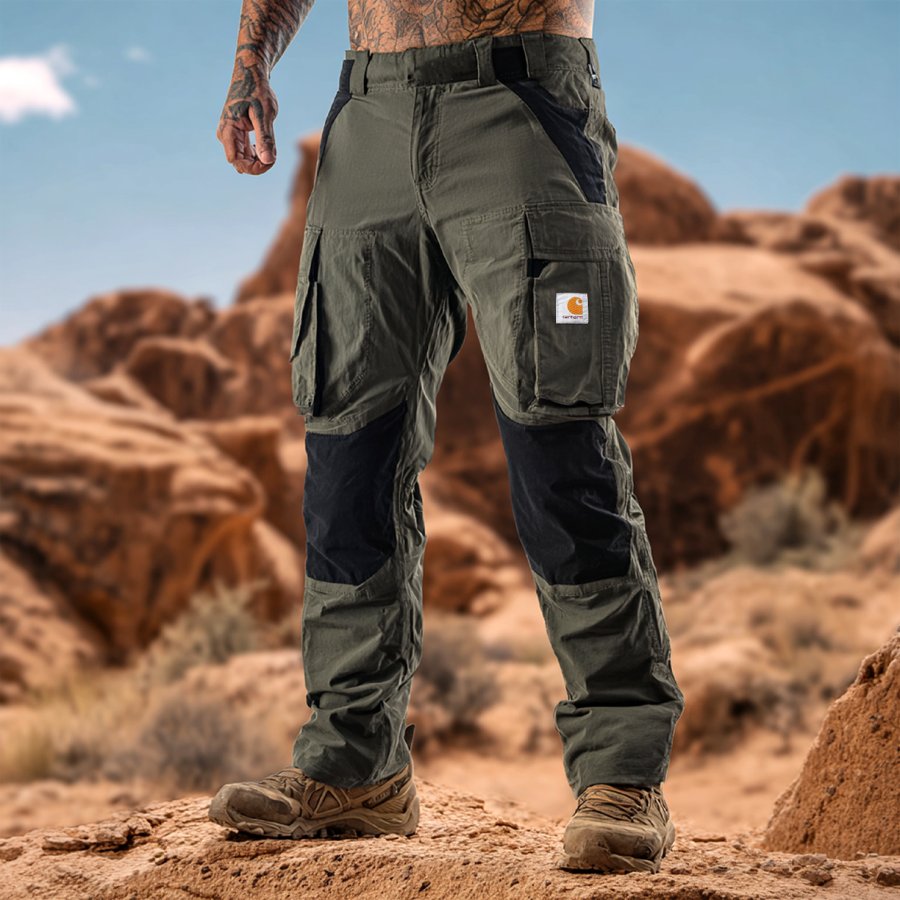 

Men's Vintage Tactical Cargo Pants With Reinforced Knees