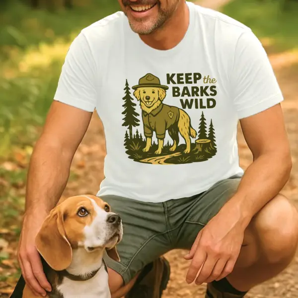 Dog Silhouette Design Graphic T-Shirt - Trissla.com 