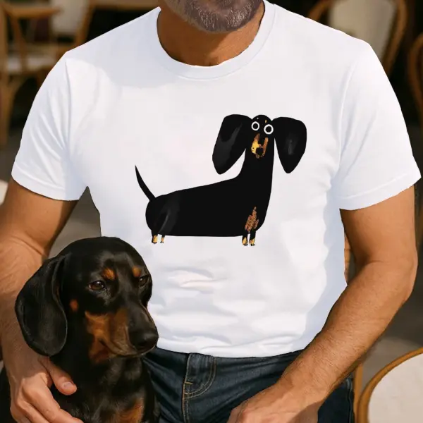 Adorable Dachshund Graphic T-Shirt - Trissla.com 