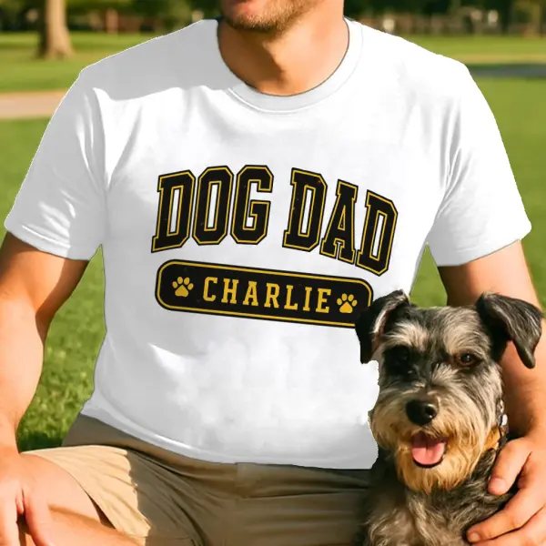 Dog Dad Design Graphic T-Shirt - Trissla.com 