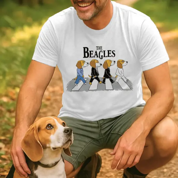 The Beagles Design Graphic T-Shirt - Trissla.com 