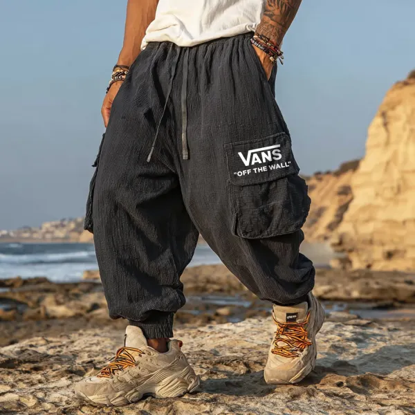 Vans Casual Outdoor Brand Design Trousers - Wayrates.com 
