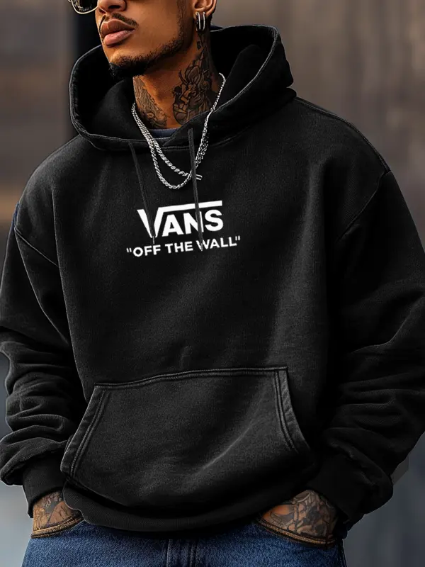Men's Casual Graphic Print Hoodie Streetwear - Wantbright.com 