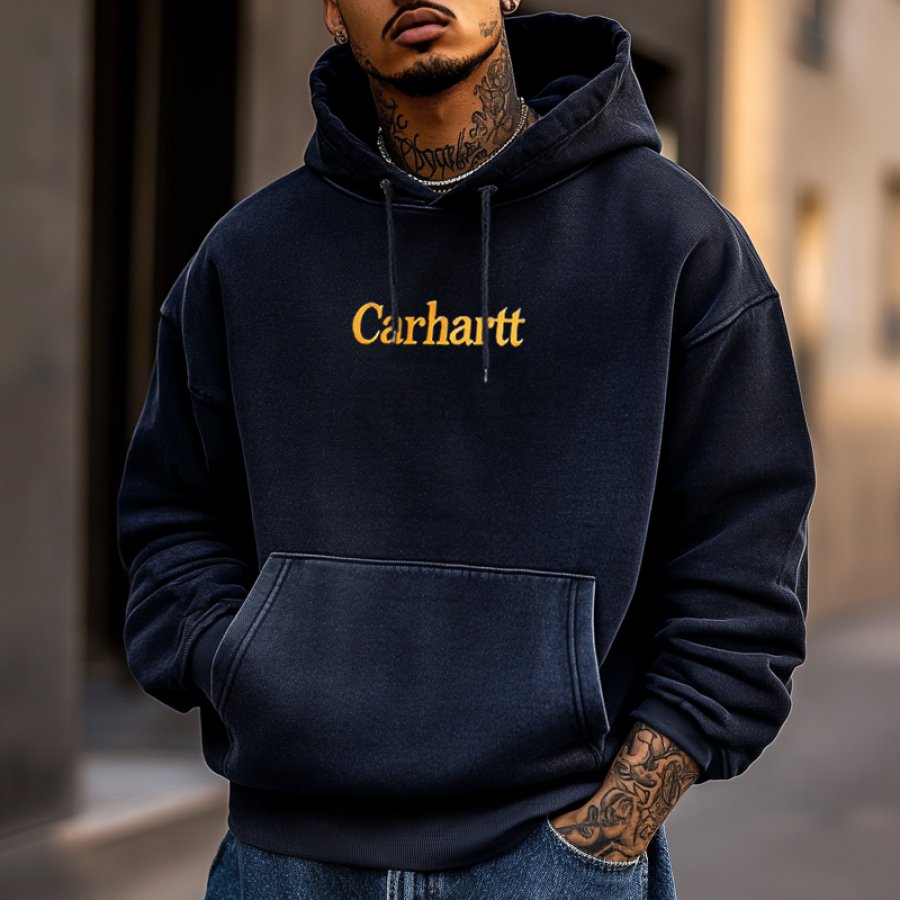 

Carhartt Men's Casual Letter Logo Graphic Print Hoodie