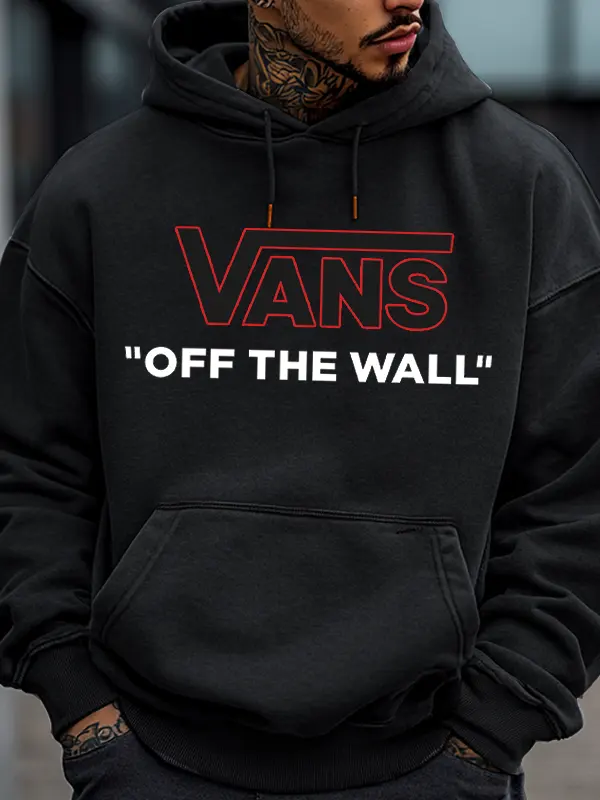 Men's Casual Hoodie With Iconic Logo - Pragmaace.com 