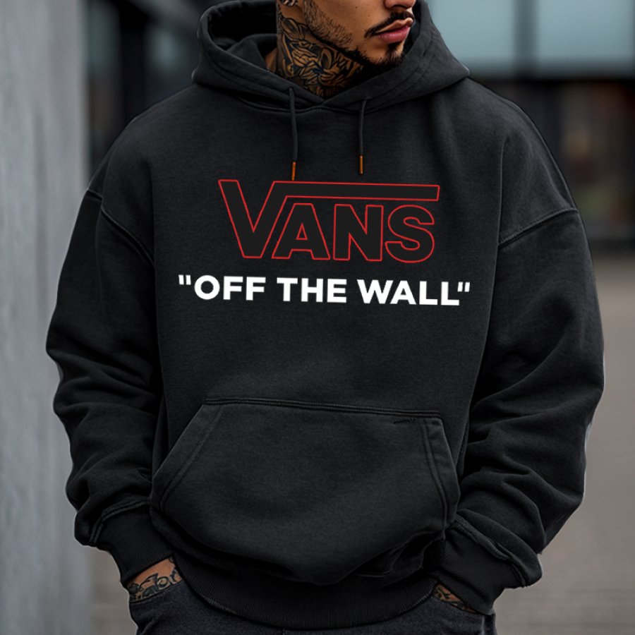 

Men's Casual Hoodie With Iconic Logo