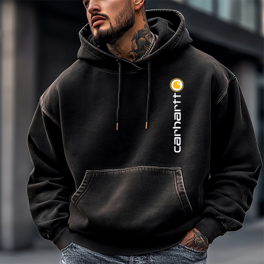

Men's Casual Stylish Graphic Print Hoodie For Perfect For Casual And Urban Looks