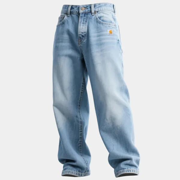 Vintage Washed Denim Trousers - Wayrates.com 