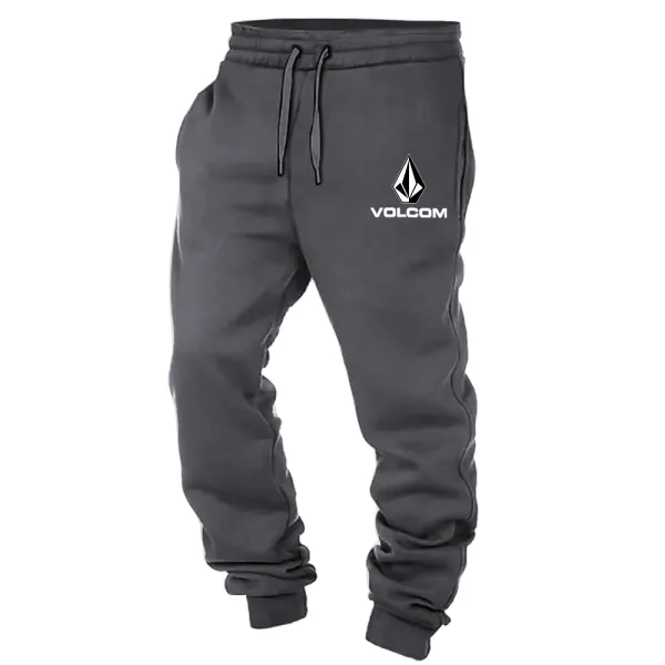 Men's Vintage Surfing Diamond Print Elastic Waist Drawstring Jogger Sweatpants - Wayrates.com 