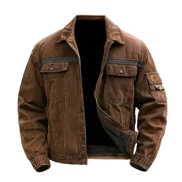 Stylish Corduroy Jacket For Men - Wayrates.com 