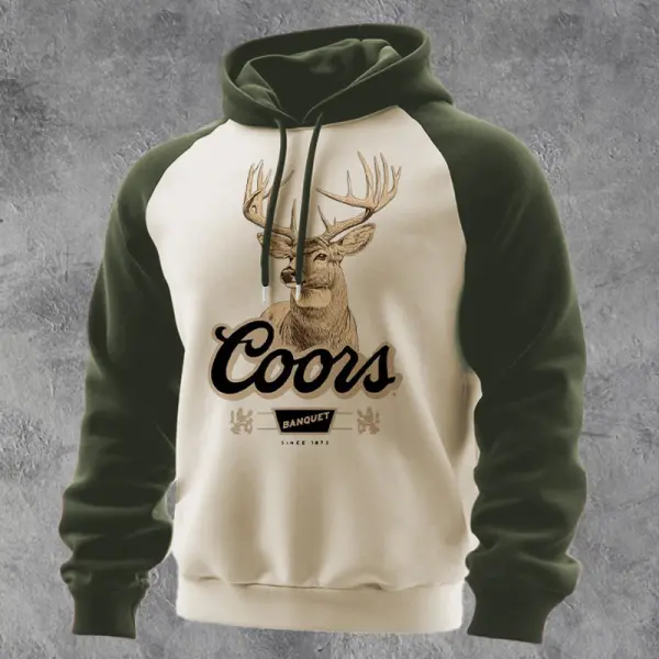 Stylish Contrast Color Hoodie - Wayrates.chimpone.com 